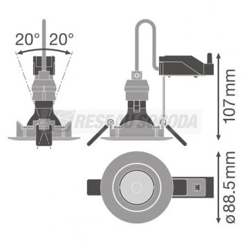  SP KIT LED ADJ 7W/4000K DIM 