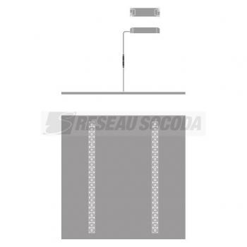  PANEL INDIVI 600 33W/4000K 