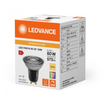 LED PAR16 80 DIM 8.3W 930 GU10 