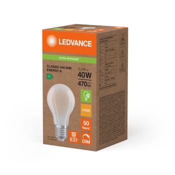  LED CLA FR DIM 2.2W 827 E27 A 