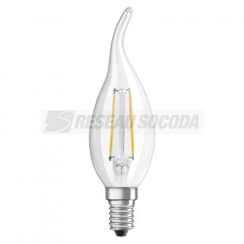 LED FIL OSR DIM CLBA40 827 E14 