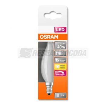  LED FIL OSR DIM CLBA40 827 E14 