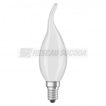  LED FIL OSR DIM CLBA40 827 E14 