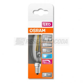  LED FIL OSR DIM CLB40 840 E14 