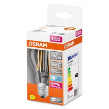  LED FIL OSR DIM CLA75 840 E27 