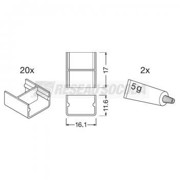  FX-DCS-G1-EHT-KIT (lot de 20) 