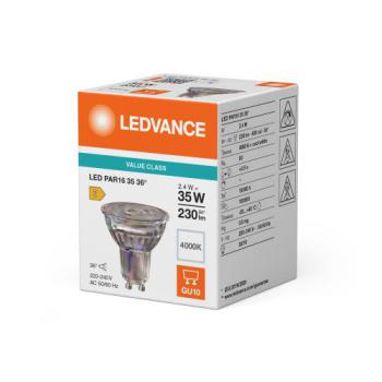  LED P PAR16 35 2.4W 840 GU10 