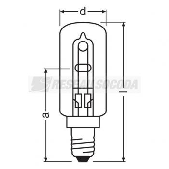  OSR HALOLUX T 25W 230V E14 