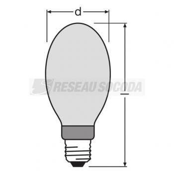  OSR POWERS HQI-E 250W 850 E40 