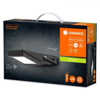  ENDURA FL SOLAR SENS 10W/840BK 
