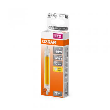  LED OSR R7s Verre 118 8W 827 