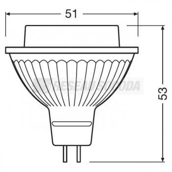  LED OSR MR16 50 840 GU5.3 