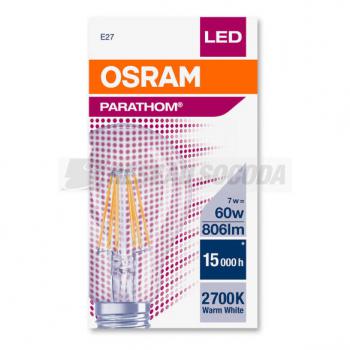  **LED FIL OSR CLA60 827 E27 