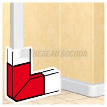  DLP FLAT ANGLE 105X50 BLANC 