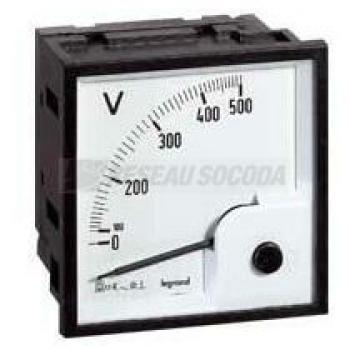  VOLTMETRE 500V FUT CARRE 