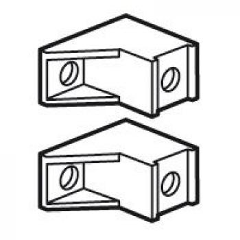  JEU DE 2 SUPPORTS BORNIER IP2X 
