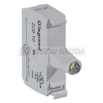  ACS BLOC LED  24V BLANC VIS 