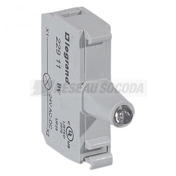  ACS BLOC LED  24V ROUGE VIS 
