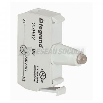  ACS BLOC LED  230V VERT VIS 