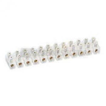  BARRETTE NYLBLOC 10MM2 BLANC 