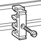  ADAPTATEUR BI RAIL  P/VIS 6MM 