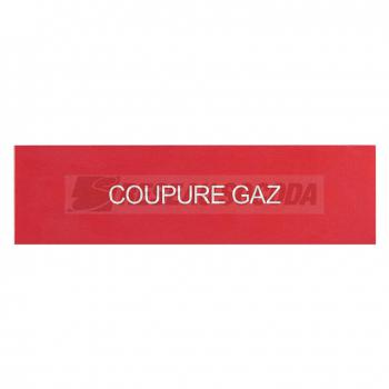  ETIQUETTE COUPURE GAZ 