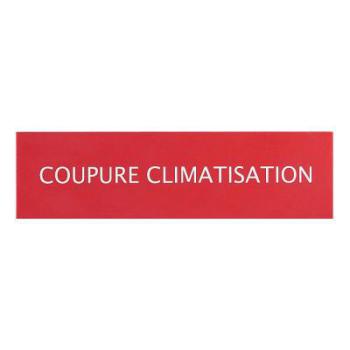  ETIQUETTE COUPURE CLIM 