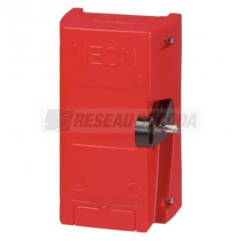  COUPURE ENSEIGNE ROUGE 4P 16A 