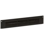  PANNEAU 19"PLAST 2U BALAI CLIP 