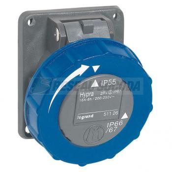  SOC TAB 16A 2P+T 230V 67/55 