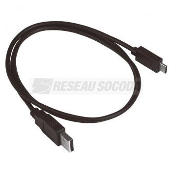  CORDON USB 2.0-C M/ USB-A M 2M 