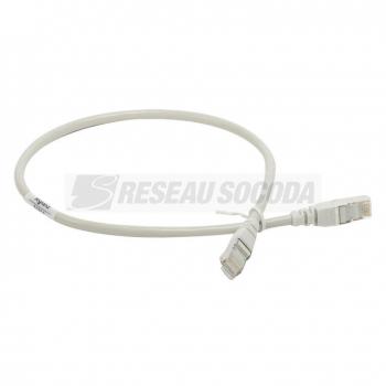  CORDON C5E F/UTP  PVC GRIS 1 M 