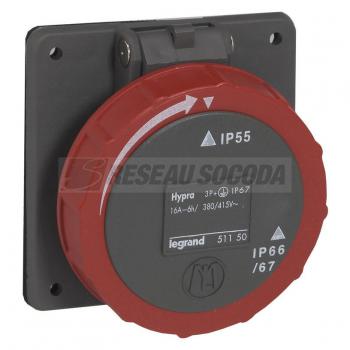  S.EU 32A 4P+T 400V PLAST 67/55 