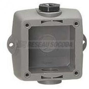  BOITIER FIX.SOCLE 2P+T 16A 