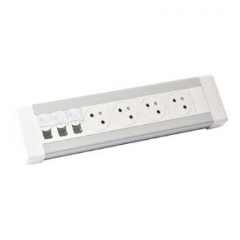  Bloc bureau 4x2P+T + 3xRJ45 ca 