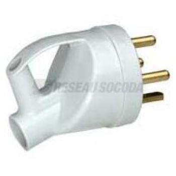  FICHE 20A 380V      3P+T PLAST 