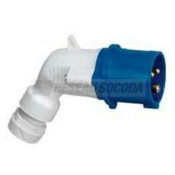  FICHE COUD 32A 230V 2P+T IP44 