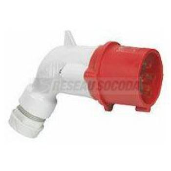  FICHE COUD 32A 400V 4P+T IP44 