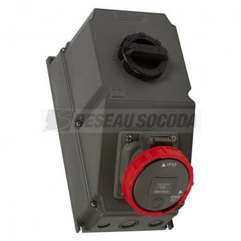  COFFRET 63A 4P+T 400V 66/67-55 