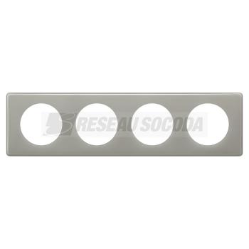  PLAQUE 4P GRIS PERLE 