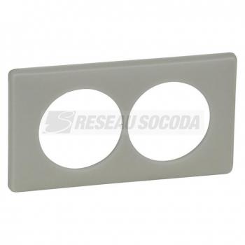  PLAQUE 2P 57MM ARGILE 