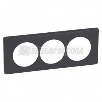  PLAQUE 3P 57MM BASALTE 