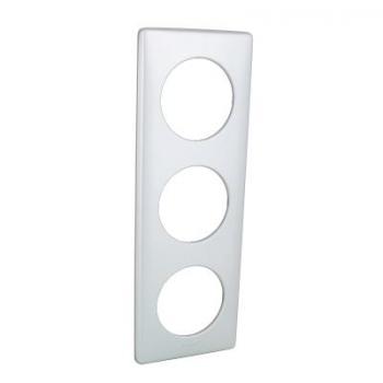  PLAQUE 3 POSTES ALU NATUREL 