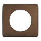  PLAQUE 1 POSTE ALU CHOCOLAT 