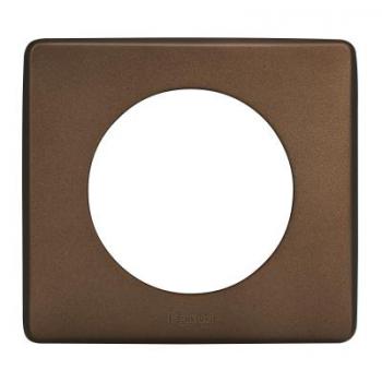  PLAQUE 1 POSTE ALU CHOCOLAT 