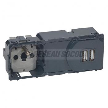  PRISE+CHARG 2USBA 2.4A PRECAB 