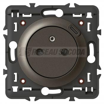  **PRISE 2P+T FR USB C GRA 