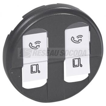  **ENJO 2X RJ 45 GRAPHITE 