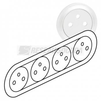  **ENJO BLANC 4X2P+T F/B AFFLEU 