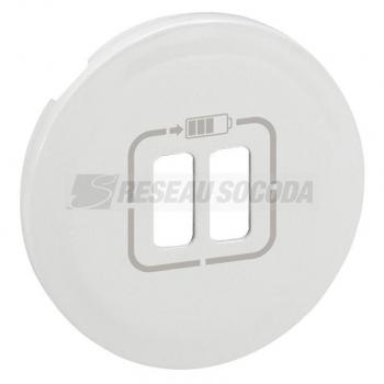  **ENJO. DBLE CHARGEUR USB BLAN 